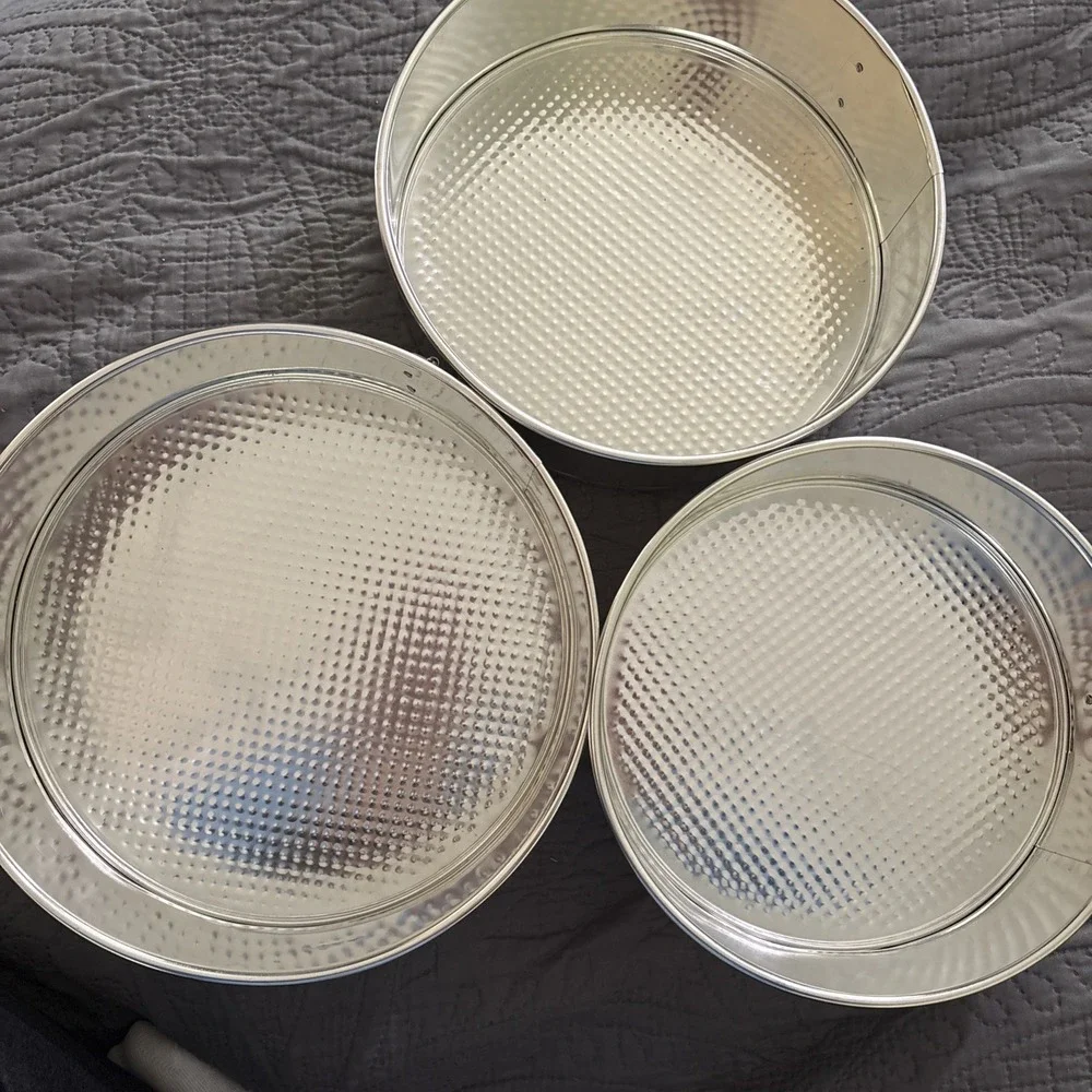 Set Of 3 Springform Pan Set Cheesecake Pans Baking Robinson Design Group UNUSED!